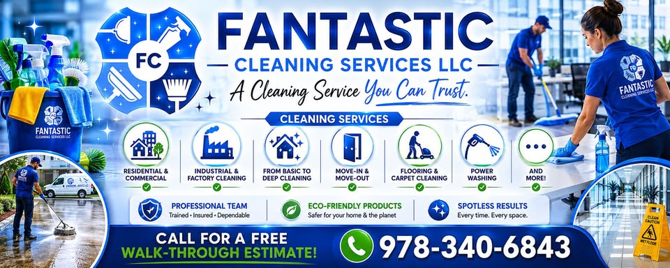 Fantastic Cleaning Services Banner